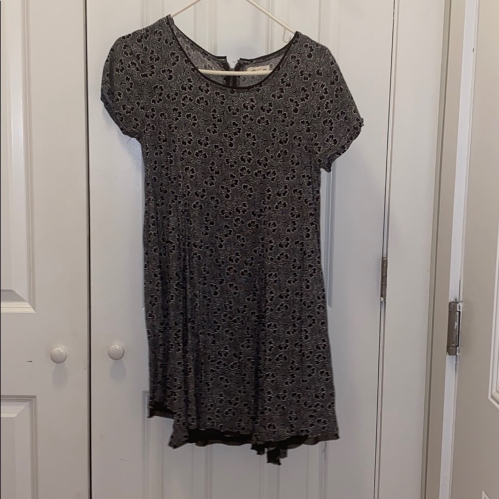 Black floral sundress